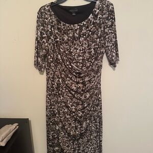 Connected Apparel Patterned Dress